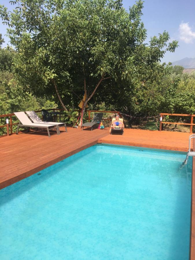Villa Bonaccorso - Antica E Maestosa Villa Con Piscina Ai Piedi Dell'Etna ヴィアグランデ エクステリア 写真