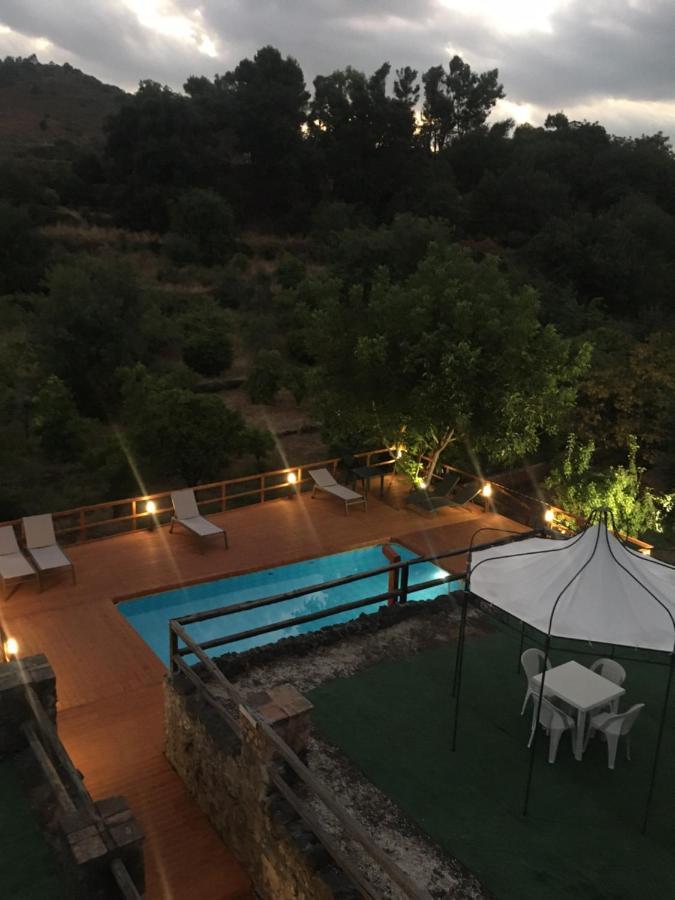 Villa Bonaccorso - Antica E Maestosa Villa Con Piscina Ai Piedi Dell'Etna ヴィアグランデ エクステリア 写真