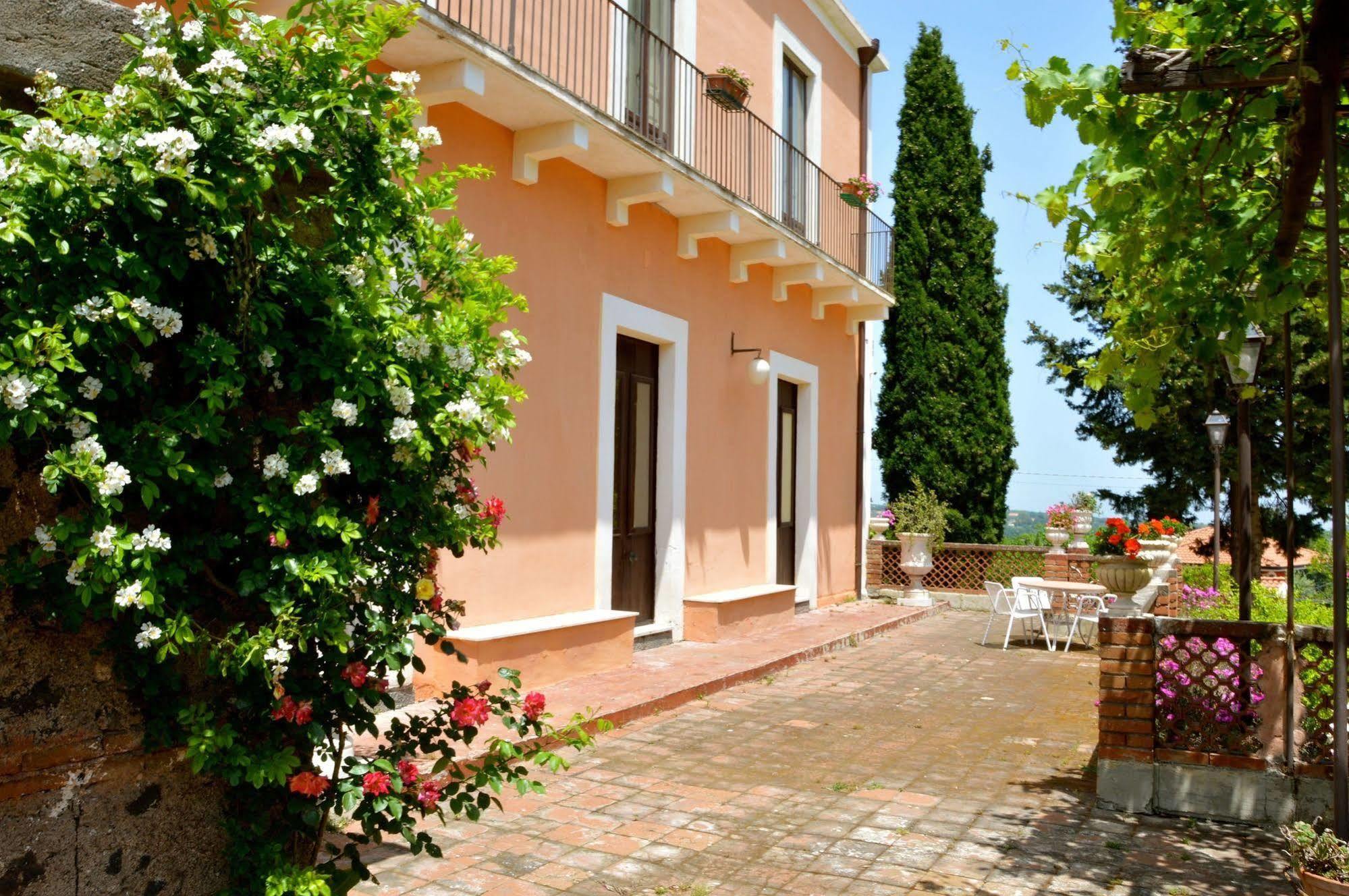 Villa Bonaccorso - Antica E Maestosa Villa Con Piscina Ai Piedi Dell'Etna ヴィアグランデ エクステリア 写真