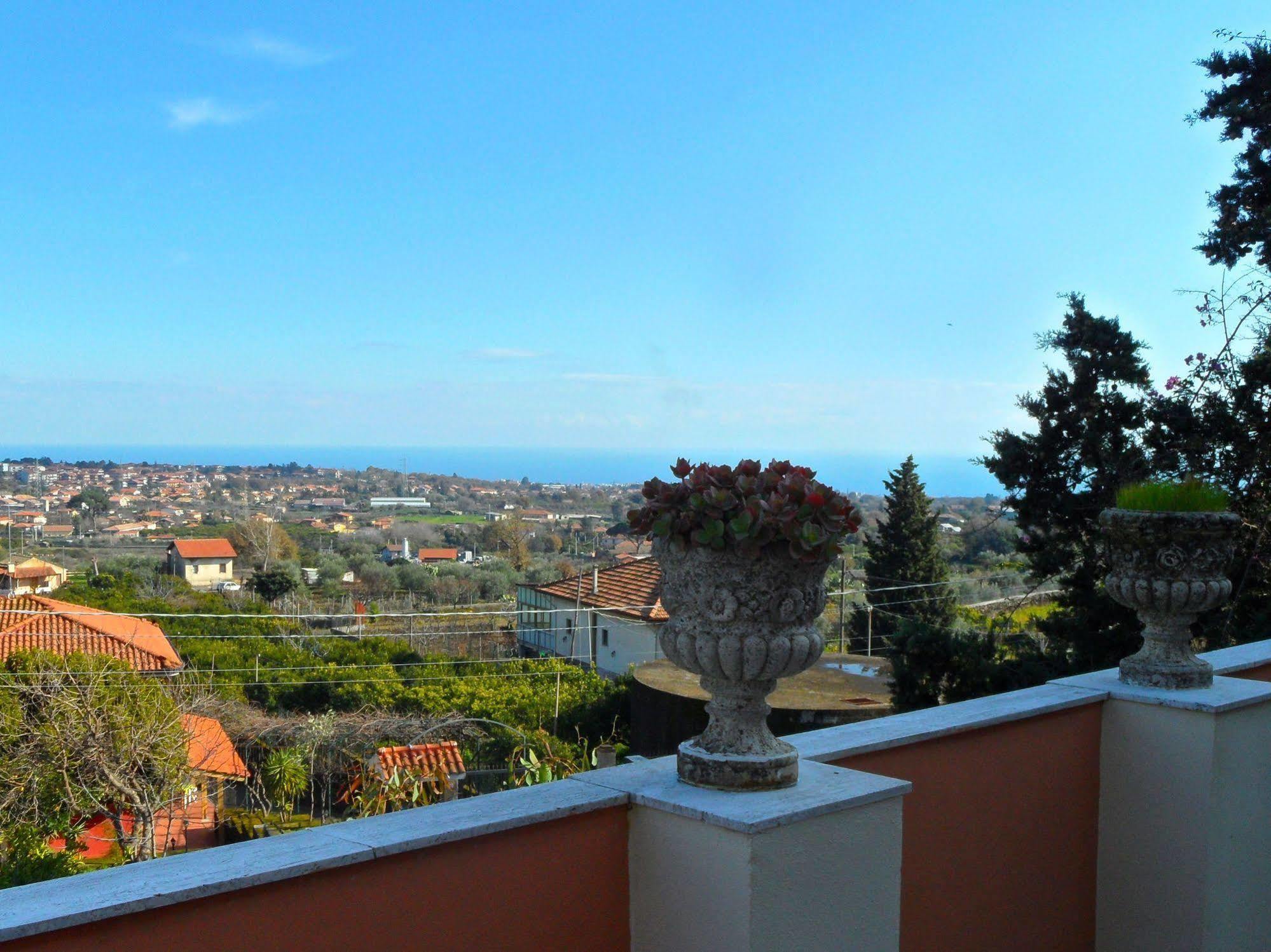 Villa Bonaccorso - Antica E Maestosa Villa Con Piscina Ai Piedi Dell'Etna ヴィアグランデ エクステリア 写真